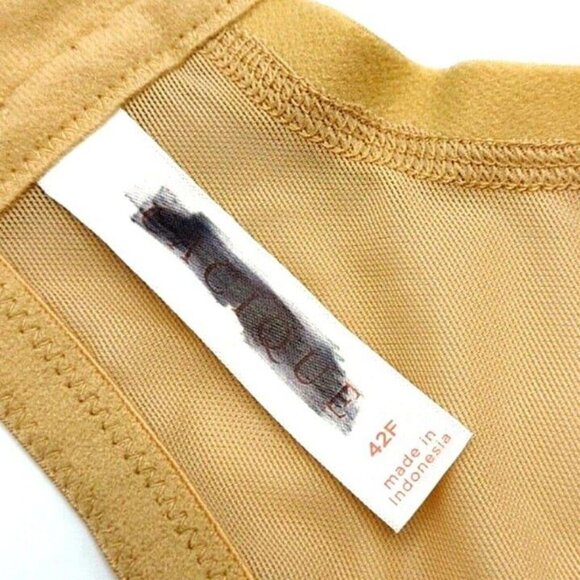 Lane Bryant Cacique Womens Bra Smooth Satin Full Coverage U/W Cafe Mocha 42F - Picture 6 of 10